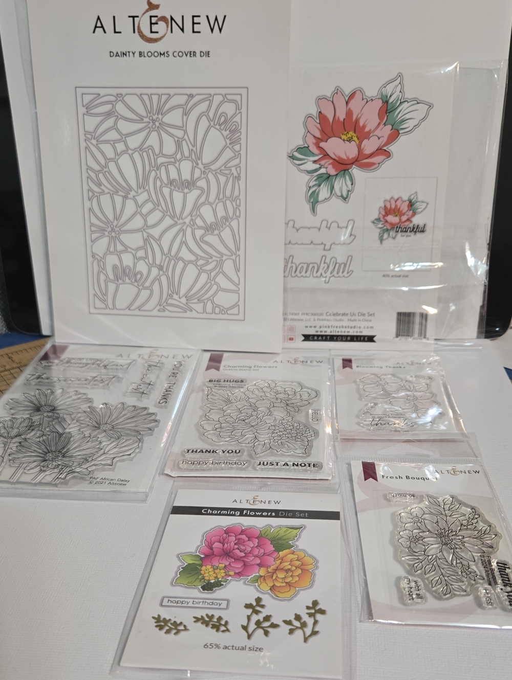 Altenew Stamp and Die Paper Crafting Lot